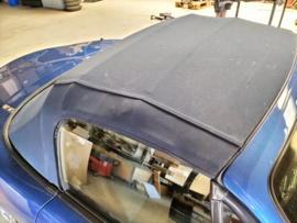 Gebruikt Blauw 10th Anniversary Softtop Stof (uitritsbare glazen ruit) op frame voor de Mazda MX5 MX-5 NA/NB/NBFL