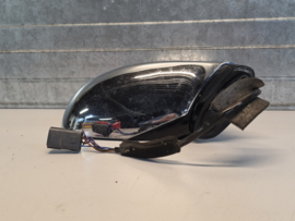 Rechter Spiegel elektrisch (1) gebruikt voor de Mazda MX-5 NB/NBFL Zwart met chroom spiegelkap