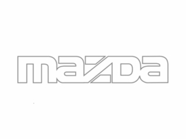 Sticker Decal Outline Donkergrijs | Mazda MX5 MX-5