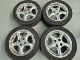 Set Velgen met Continentel banden 195/50/R15 Mazda MX-5 NA/NB/NBFL