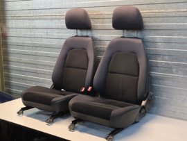 Set Stoelen zwart Stof voor een Mazda MX-5 NB