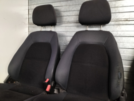 Set Stoelen Zwart Stof voor een Mazda MX-5 NB (beschadigde wang)