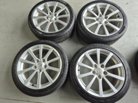 Set originele Mazda NC Velgen met Banden 205/45/R17 Mazda MX-5 NC