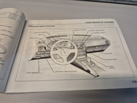 Mazda MX5 MX-5 origineel Engels Frans Instructie boekje 8A24 voor de NA uit 1990
