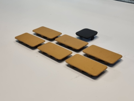 Set 7x Dashboard Afdekplaatje Camel gebruikt voor Mazda MX-5 NBFL
