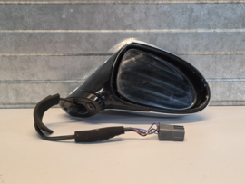 Rechter Spiegel elektrisch (1) gebruikt voor de Mazda MX-5 NB/NBFL Zwart met chroom spiegelkap