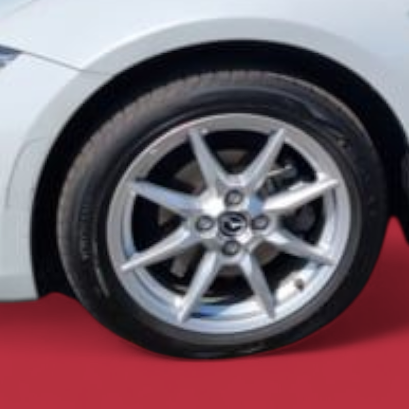 Set  Org. Mazda MX5 MX-5 ND 16 inch Velgen zilver met Banden 205/45/16
