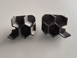 Gebruikt 2x Sleepoog Afdekplaatje voor in de Grille voor de Mazda MX5 MX-5 NC