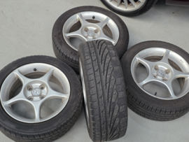 Set Velgen Enkei Origineel Mazda met WERK banden 195/50/R15 Mazda MX-5 NA/NB/NBFL