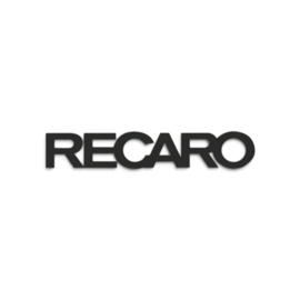Sticker Logo Recaro Zwart | Mazda MX5 MX-5