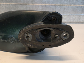 Rechter Spiegel handbediend manuel (4) gebruikt voor de Mazda MX-5 NB Groen