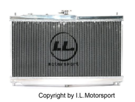Uitverkocht = Mazda MX-5 NB/NBFL Aluminium Performance Radiateur 50mm kern I.L.Motorsport