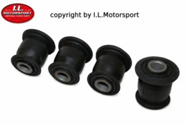 Mazda MX-5 NA/NB/NBFL set Draagarmrubbers 4-delig Draagarm Voorzijde Bovenzijde