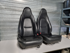 Set Leder Stoelen Zwart voor een Mazda MX-5 NBFL/NB/NA
