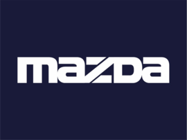 Sticker Logo Wit | Mazda MX5 MX-5