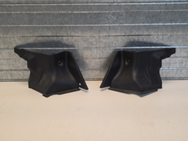 Set Zijkappen Kunststof (achter de gordelkap) Zwart gebruikt voor de Mazda MX-5  NA/ NB/NBFL