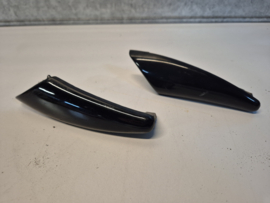 Set 2x Bovenstukje Spatlap  Achterzijde Zwart gebruikt voor Mazda MX5 NA