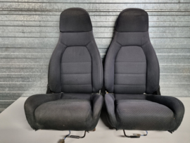 Set Stoelen zwart Stof voor een Mazda MX-5 NA