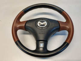 Gebruikt Stuurwiel Stuur Nardi Phoenix Stiksel  incl. airbag Mazda MX-5 NB/NBFL