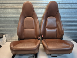 Set Leder Stoelen Phoenix Bruin voor een Mazda MX-5 NBFL/NB/NA