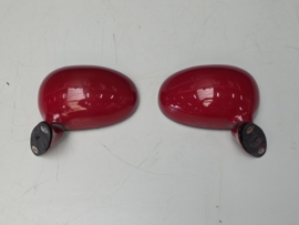Gebruikt Mazda MX-5 NA set Buitenspiegels Handbediend -Classic Red-
