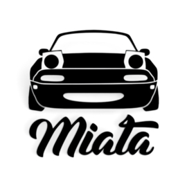 Sticker Car zwart | Mazda MX5 MX-5 NA Miata