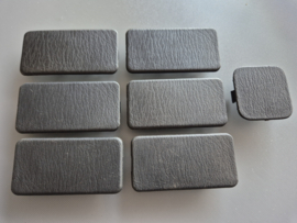 Set 7x Dashboard Afdekplaatje Zwart gebruikt voor Mazda MX-5 NB/NBFL