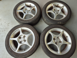 Set Velgen Enkei Origineel Mazda met WERK banden 195/50/R15 Mazda MX-5 NA/NB/NBFL
