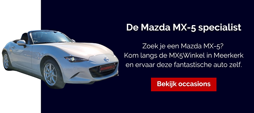 Bekijk Mazda MX-5 occasions bij de MX5Winkel in Meerkerk