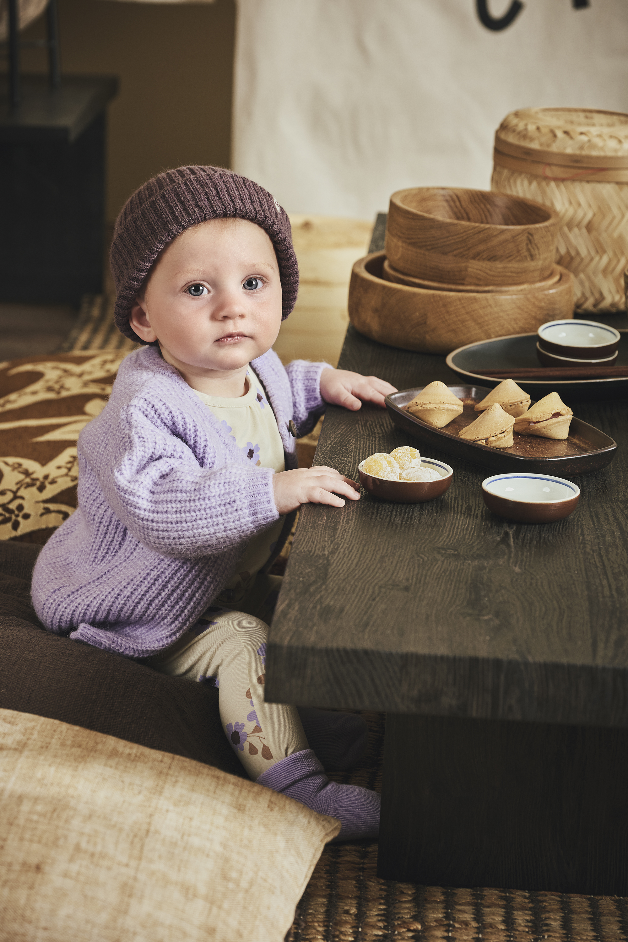 Z8 Knitted Vest Yanou - Morning Violet