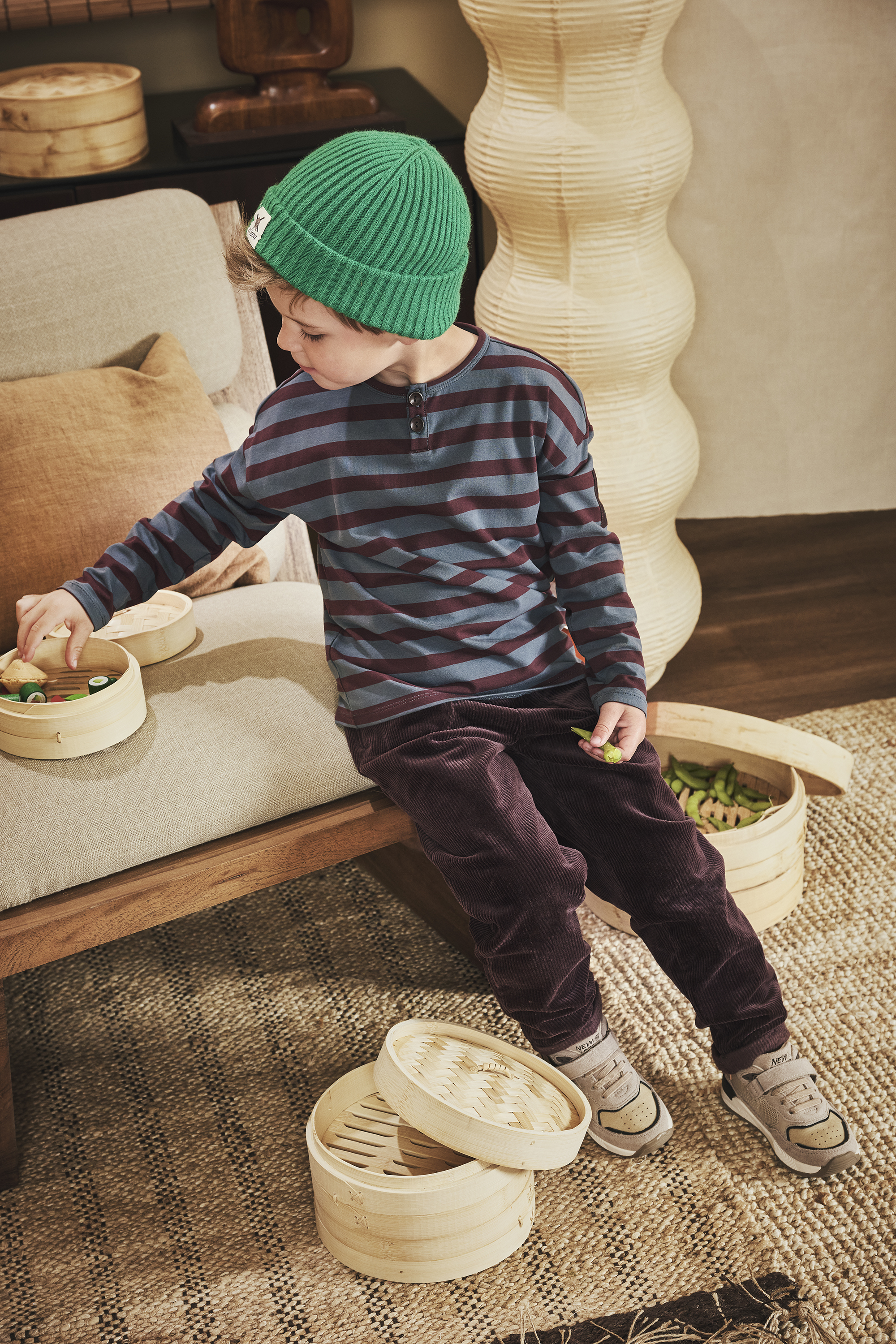 Z8 Longsleeve Stripe Gerben - Seafoam Shadow