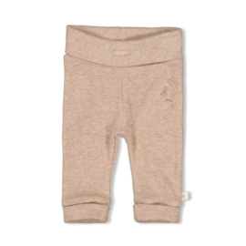 Feetje Broek Rib Hazelnoot melange - Fall Favorites