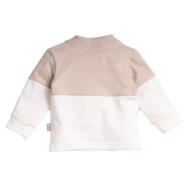 Bess Shirt Colourblock - Offwhite