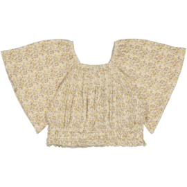 Levv Shirt Sindy - AOP Sand Leaves