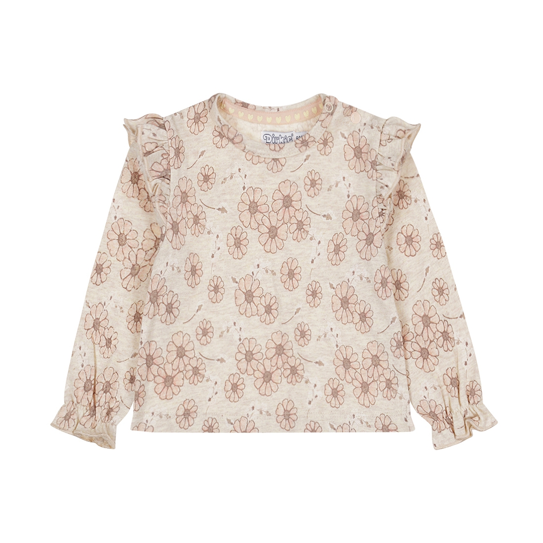 Dirkje Longsleeve AOP -  Offwhite