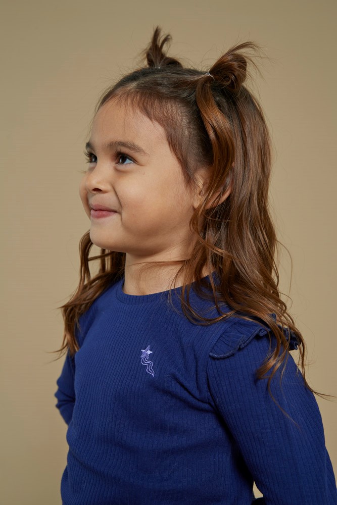 Jubel Longsleeve Rib Indigo - Wild Soul