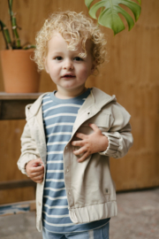 Levv Shirt Samuel - AOP Sand Stripe
