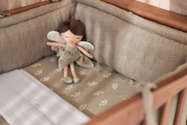 Jollein Baby Laken Ledikant 120x150cm My Tiny Miracle Olive Green