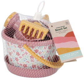 Little Dutch ODB Strandset Roze 9,5cm 5 -delig