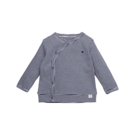 Bess Shirt Wrap Striped - Pinstripe Blue