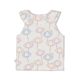 Feetje Top AOP Offwhite - Sunshine