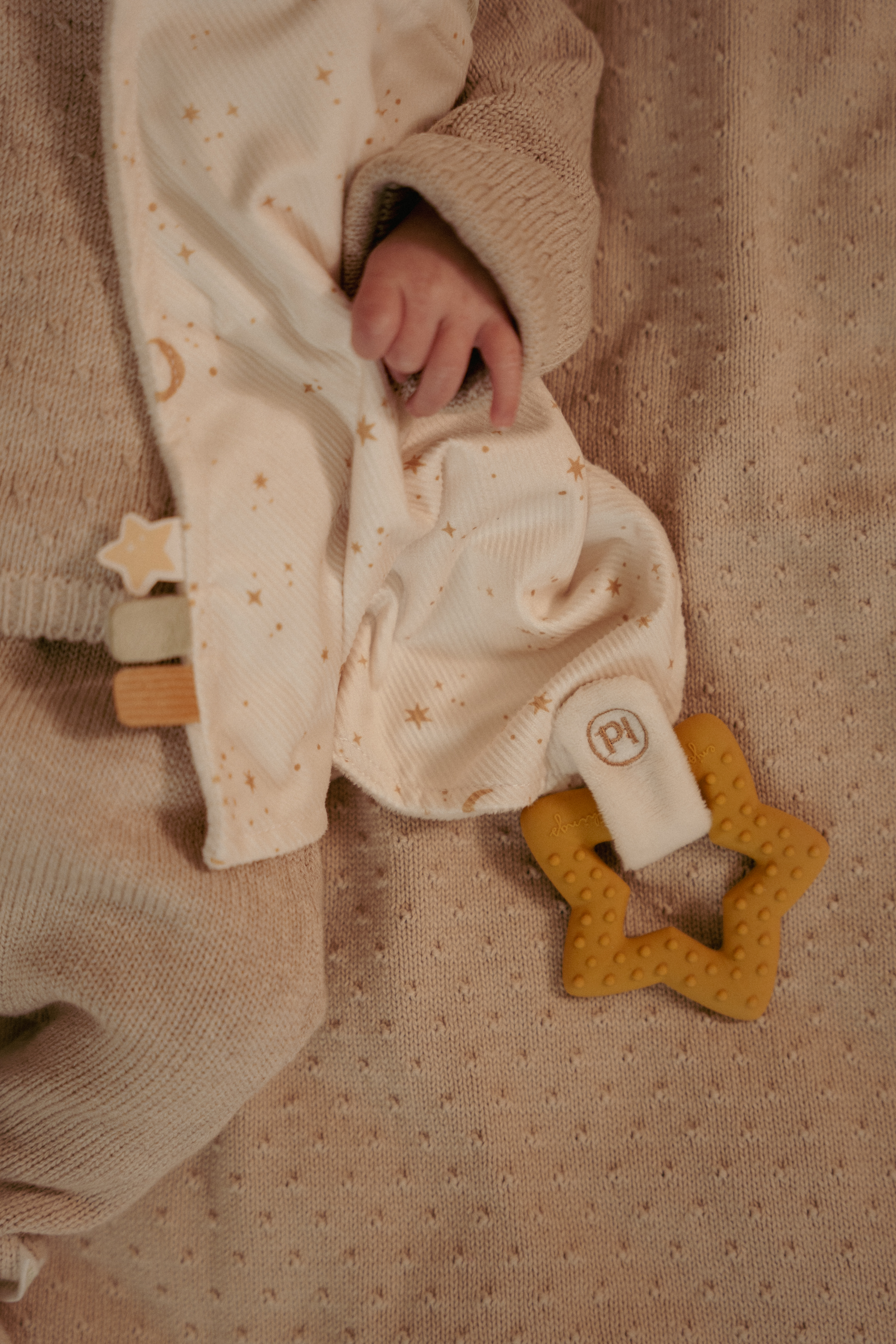 Little Dutch Knuffeldoekje met Bijtring - Newborn Naturels