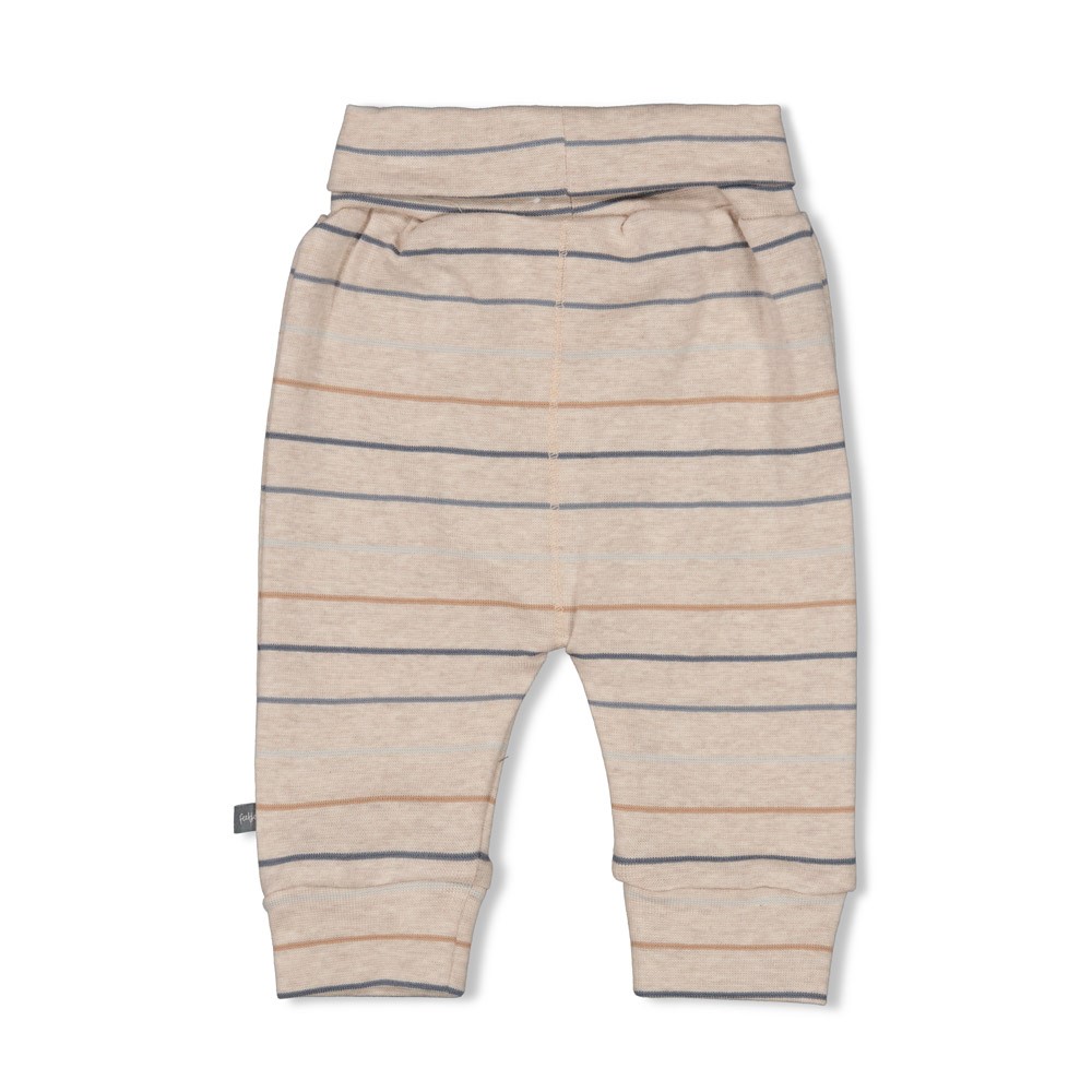 Feetje Broek Streep Taupe melange - Howdy