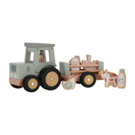 Little Dutch -  Little Farm - Tractor Met Trailer