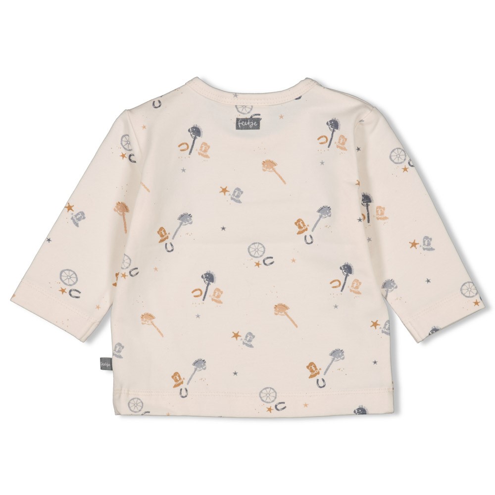 Feetje Longsleeve AOP Offwhite - Howdy
