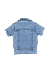 Bess Blouse Jog Denim - Stone Wash