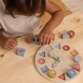 Little Dutch - Klokpuzzel hout - FSC