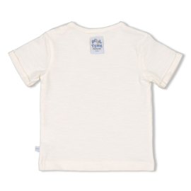 Feetje T-Shirt Tekst "Pool Time" Offwhite - Pool Time