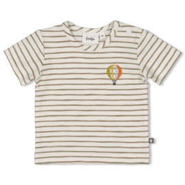 Feetje T-Shirt Streep Army - Mini Adventurer