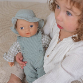 Little Dutch Babypop kleertjes Fresh - Green Check